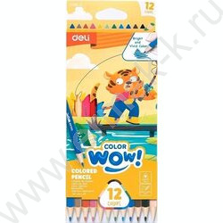 Карандаши  12цв Colorwow, Ø3мм /трехгранные /карт.кор./европодвес NEW | Фото 1