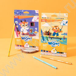 Карандаши  18цв Colorwow, Ø3мм /трехгранные /карт.кор./европодвес NEW | Фото 3