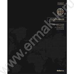 Тетрадь предметная 48л "Премиум" География /ламинация цв.Soft-touch 3D фольга 3D лак NEW | Фото 1