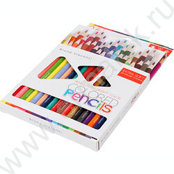 Карандаши пластиковые 36цв Bright colors NEW | Фото 2