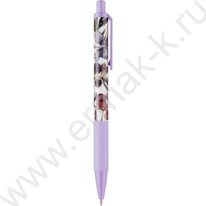 Карандаш механический 0,7мм с ластиком Flora.Ирисы NEW | Фото 1