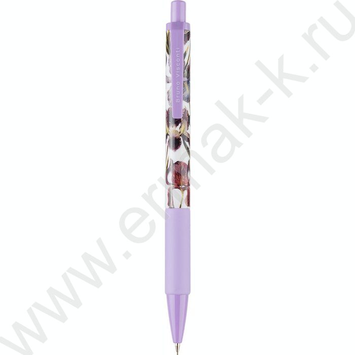 Карандаш механический 0,7мм с ластиком Flora.Ирисы NEW | Фото 2