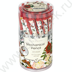 Карандаш механический 0,7мм с ластиком Flora.Пионы NEW | Фото 4
