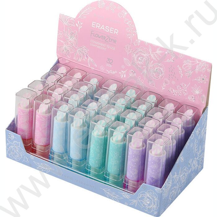 Ластик Flower Zefir Lipstick ассорти NEW | Фото 3