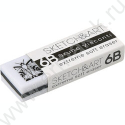 Ластик художественный Sketch&Art супермягкий 6B NEW | Фото 2