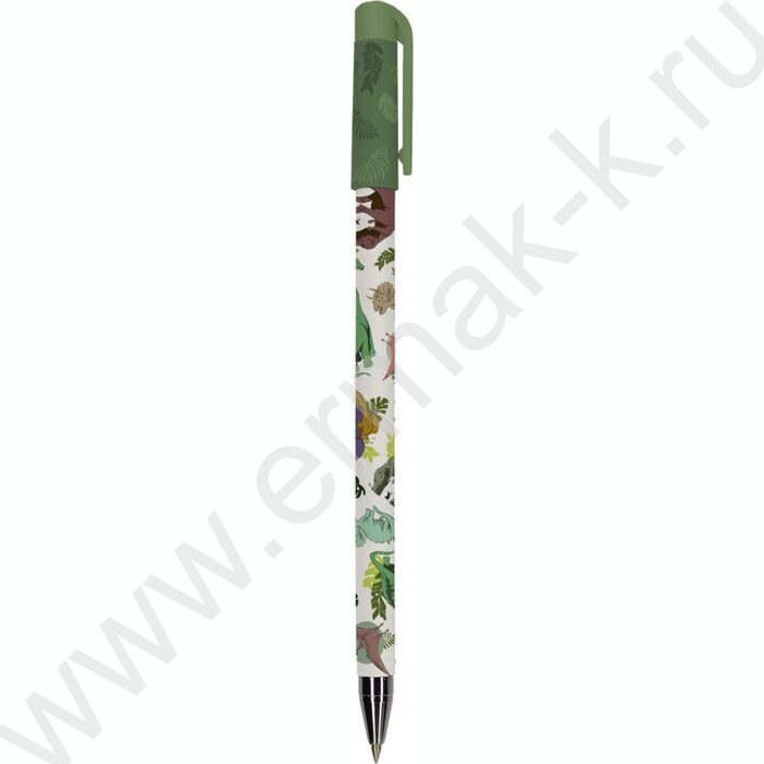 Набор Ручка шар HappyWrite 0,5мм+карандаш ч/гр НВ HappyGraphix Динозавры NEW | Фото 2