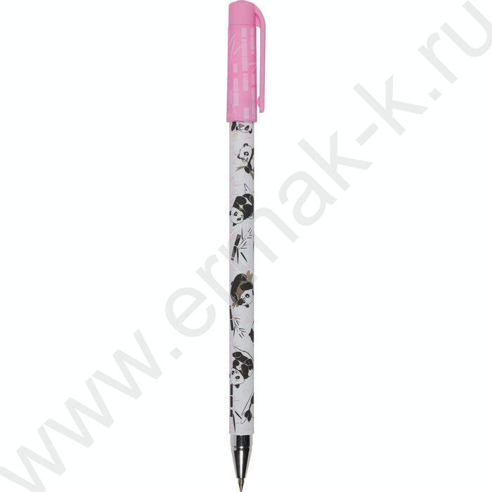 Набор Ручка шар HappyWrite 0,5мм+карандаш ч/гр НВ HappyGraphix Панды NEW | Фото 2