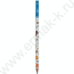 Набор Ручка шар HappyWrite 0,5мм+карандаш ч/гр НВ HappyGraphix Собаки NEW | Фото 3