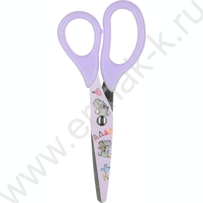 Ножницы 13,7см детские Happycut /с принтом 4вида NEW | Фото 2