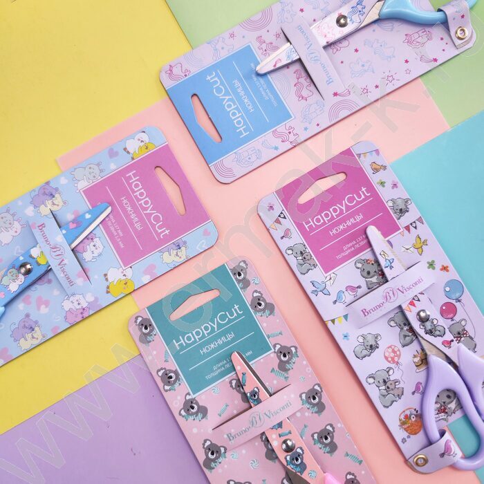 Ножницы 13,7см детские Happycut /с принтом 4вида NEW | Фото 9