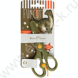 Ножницы 13,5см детские FUN.Динозавр /пластиковые лезвия и ручки NEW | Фото 3