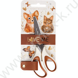 Ножницы 14,2см детские LOVE ME эргономичные ручки NEW | Фото 3