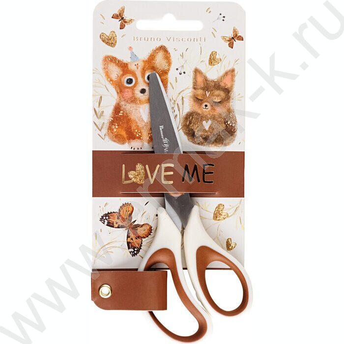Ножницы 14,2см детские LOVE ME эргономичные ручки NEW | Фото 3