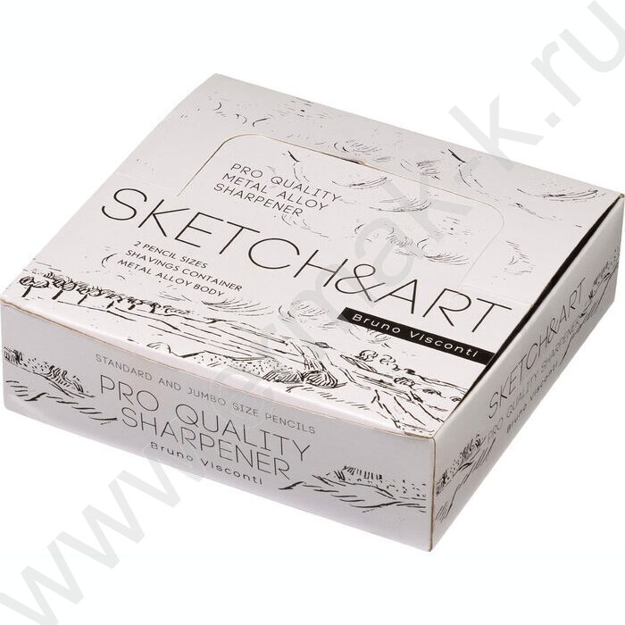 Точилка 2отв. пластик/с контейнером/ Sketch&Art NEW | Фото 2