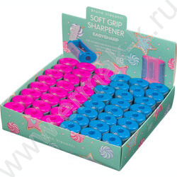 Точилка 1отв. пластик/с контейнером в пенале/ EASYSHARP ассорти NEW | Фото 8