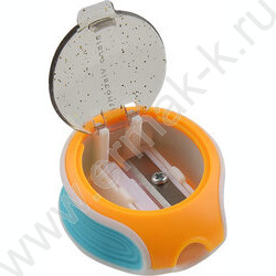 Точилка 1отв. пластик/с контейнером/ EASY.Бульдог ассорти NEW | Фото 3