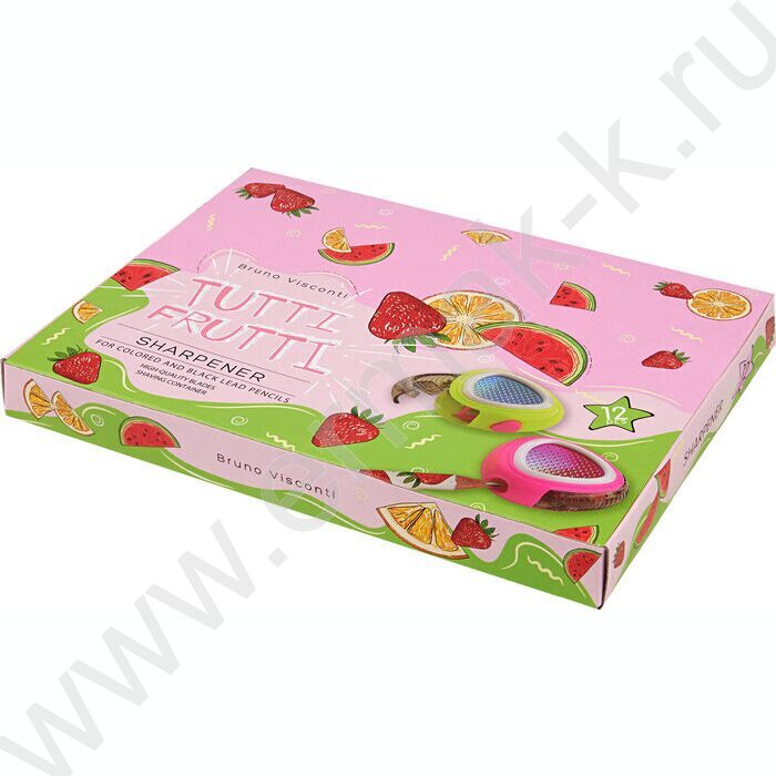 Точилка 1отв. пластик/с контейнером/ TUTTI FRUTTI ассорти NEW | Фото 5