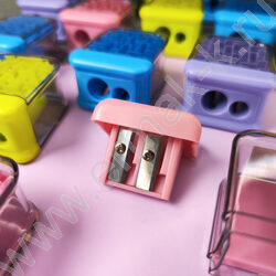 Точилка 2отв. пластик/с контейнером/ EASYSHARP.Лабиринт ассорти NEW | Фото 9