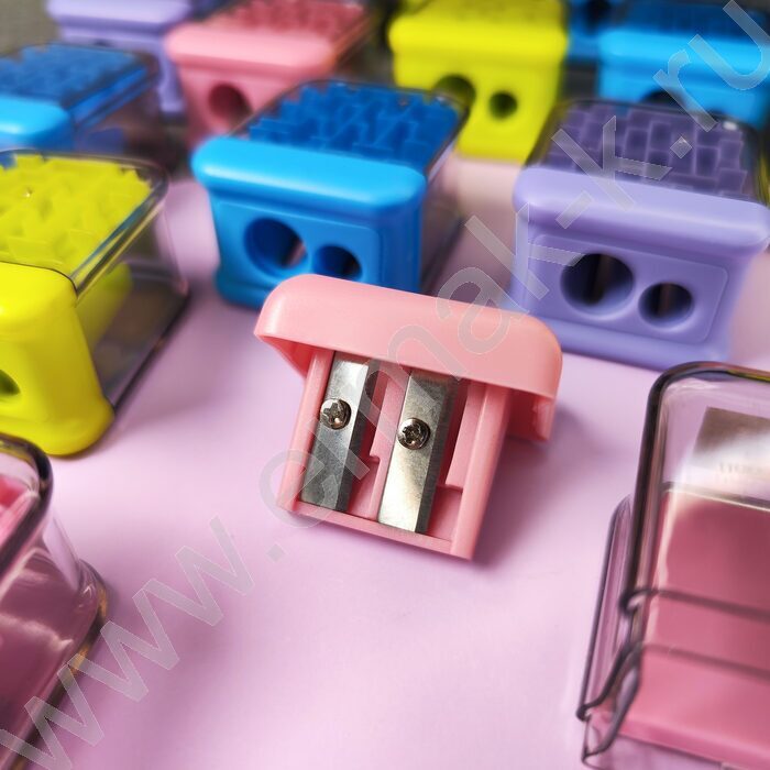 Точилка 2отв. пластик/с контейнером/ EASYSHARP.Лабиринт ассорти NEW | Фото 9