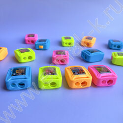 Точилка 2отв. пластик/с контейнером/ KAWAII ANIMALS ассорти NEW | Фото 8