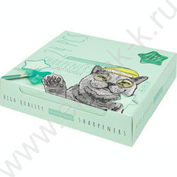 Точилка 1отв. пластик/с контейнером/ EASY.Кот ассорти NEW | Фото 6