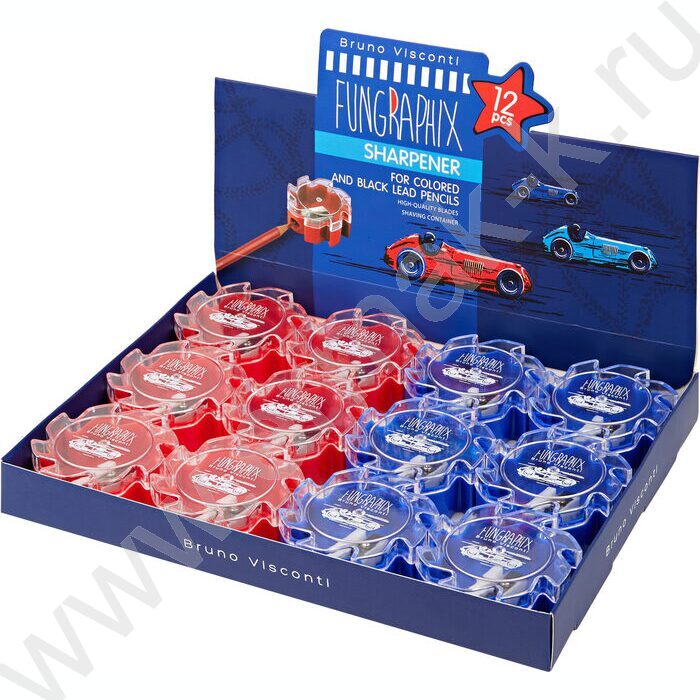 Точилка 1отв. пластик/с контейнером/ FUN ассорти NEW | Фото 6