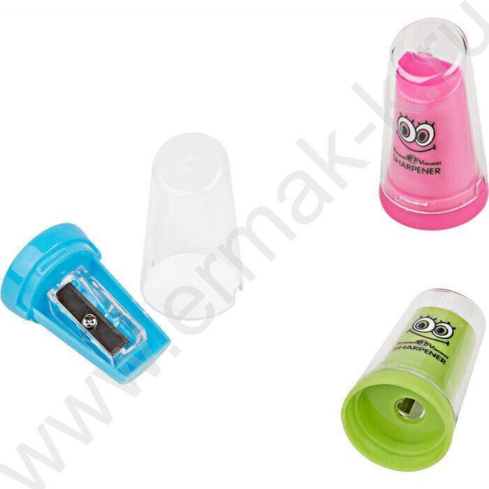 Точилка 1отв. пластик/с контейнером/ Монстрики ассорти NEW | Фото 3