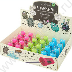 Точилка 1отв. пластик/с контейнером/ Монстрики ассорти NEW | Фото 8