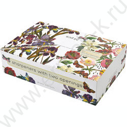 Точилка 2отв. пластик/с контейнером/ FLORA. BLOOM FLOWERS ассорти NEW | Фото 4