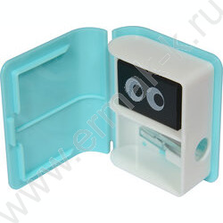 Точилка 1отв. пластик/с контейнером+ластик/ FUNSHARP.Книга ассорти NEW | Фото 5