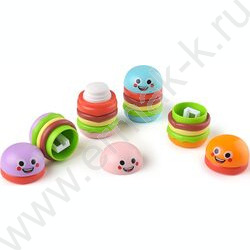 Точилка 1отв. пластик/с контейнером+ластик/ GOOD MOOD.Бургер ассорти NEW | Фото 2