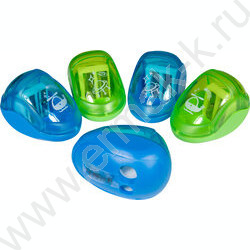 Точилка 1отв. пластик/с контейнером/ EASYSHARP.Космос ассорти NEW | Фото 2