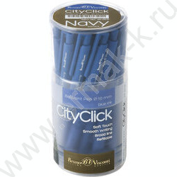 Ручка шар авт CityClick. Navy синяя 1,0мм NEW | Фото 5