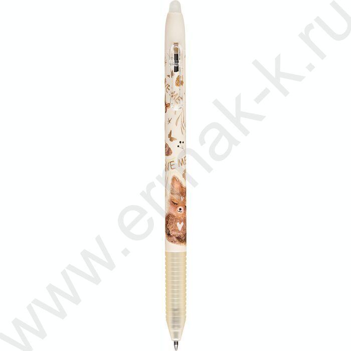 Ручка гелевая со стираемыми чернилами авт. синяя 0,5мм LOVE ME /корпус SOFT TOUCH NEW | Фото 3