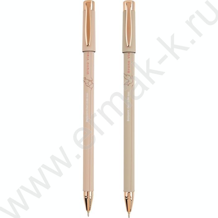 Ручка шар Total Beige синяя 0,38мм /корпус SOFT TOUCH ассорти NEW | Фото 1
