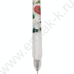 Ручка гелевая со стираемыми чернилами синяя 0,4мм DeleteSoftGrip.FLORA. BLOOM FLOWERS NEW | Фото 3