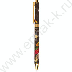 Ручка шар авт FAUNA.Бабочки /пл. SOFT TOUCH корп./  цвет чернил синий 0,38мм NEW | Фото 1