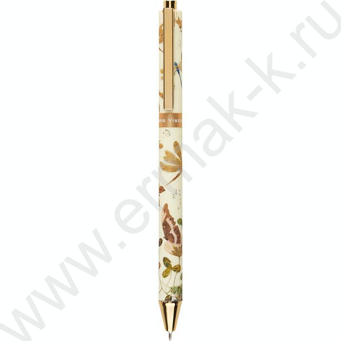 Ручка шар авт FAUNA.Бабочки /пл. SOFT TOUCH корп./  цвет чернил синий 0,38мм NEW | Фото 4