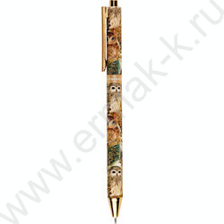 Ручка шар авт FAUNA /пл. SOFT TOUCH корп./  цвет чернил синий 0,38мм NEW | Фото 3