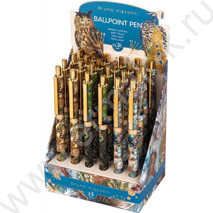 Ручка шар авт FAUNA /пл. SOFT TOUCH корп./  цвет чернил синий 0,38мм NEW | Фото 7