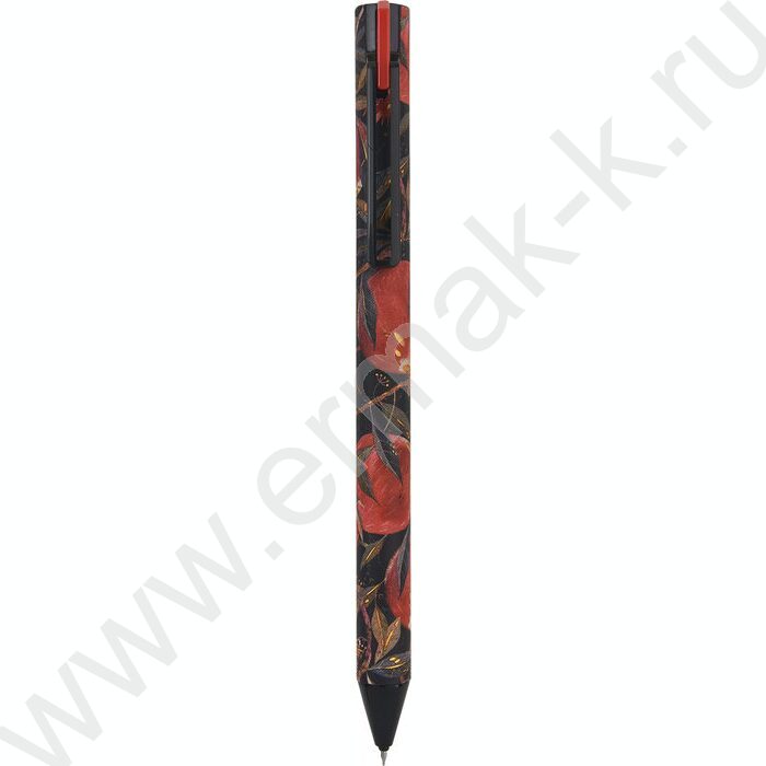 Ручка гелевая черная 0,38мм "FLORA.BLACK NIGHT" /корпус SOFT TOUCH NEW | Фото 2