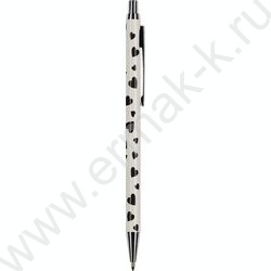 Ручка шар авт Felicita Сердечки /мет. корп./ футляр цвет чернил синий 0,7мм NEW | Фото 1