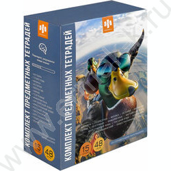 Тетрадь предметная 48л Набор 15шт "Селфи" /выборочный ТВИН-лак/ NEW | Фото 1