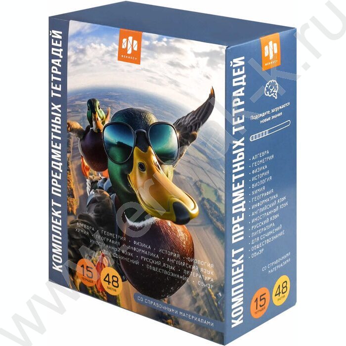 Тетрадь предметная 48л Набор 15шт "Селфи" /выборочный ТВИН-лак/ NEW | Фото 2
