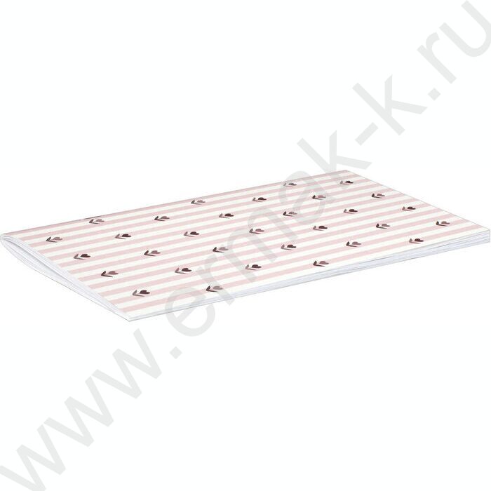 Блокнот  32л 120*185 "Цветочки-сердечки" /клетка, мат.лам., выб. УФ-лак, мягкий переплёт (2 скоб NEW | Фото 2