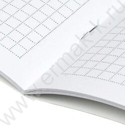 Блокнот  32л 120*185 "Цветочки-сердечки" /клетка, мат.лам., выб. УФ-лак, мягкий переплёт (2 скоб NEW | Фото 5