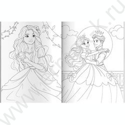 Раскраска 200*260 Любимая раскраска.Феи и принцессы NEW | Фото 2