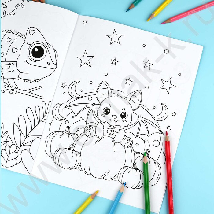 Раскраска 200*260 Любимая раскраска.Озорные зверята NEW | Фото 8