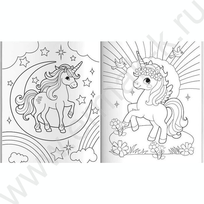 Раскраска А5 Единороги NEW | Фото 2