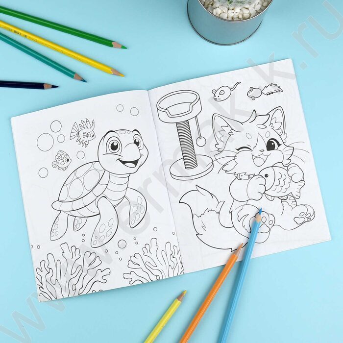 Раскраска А5 Милые животные NEW | Фото 4